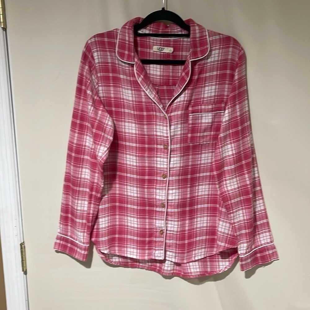 UGG Women's Long Sleeve Pajama Top Large